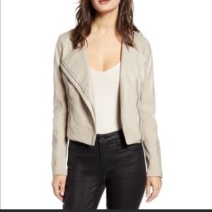 BlankNYC Record Breaker faux leather jacket size M